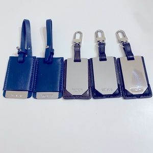 Tumi monogram bag tag- only brown one